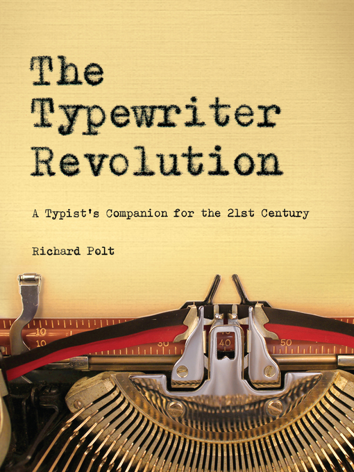 Cover image for The Typewriter Revolution